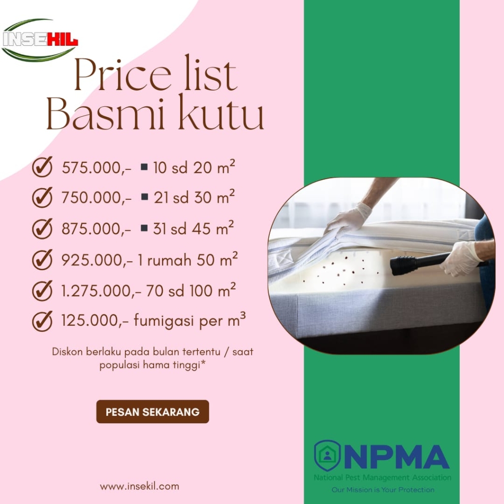 Paket Basmi Kutu Profesional