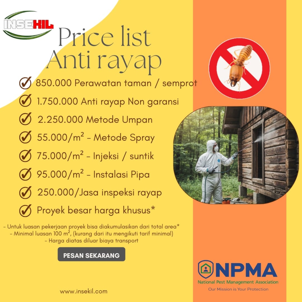 Paket Jasa Anti Rayap