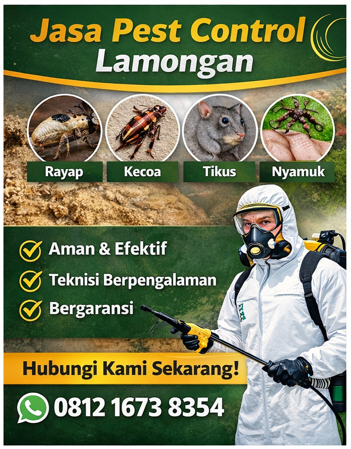 Jasa Pest Control Lamongan Profesional – Insekil