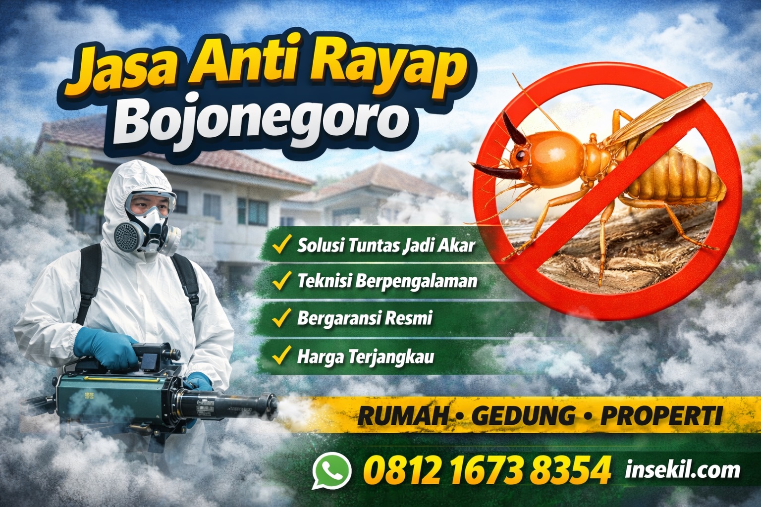 Jasa Anti Rayap Bojonegoro - Insekil Jasa Anti Rayap Bojonegoro