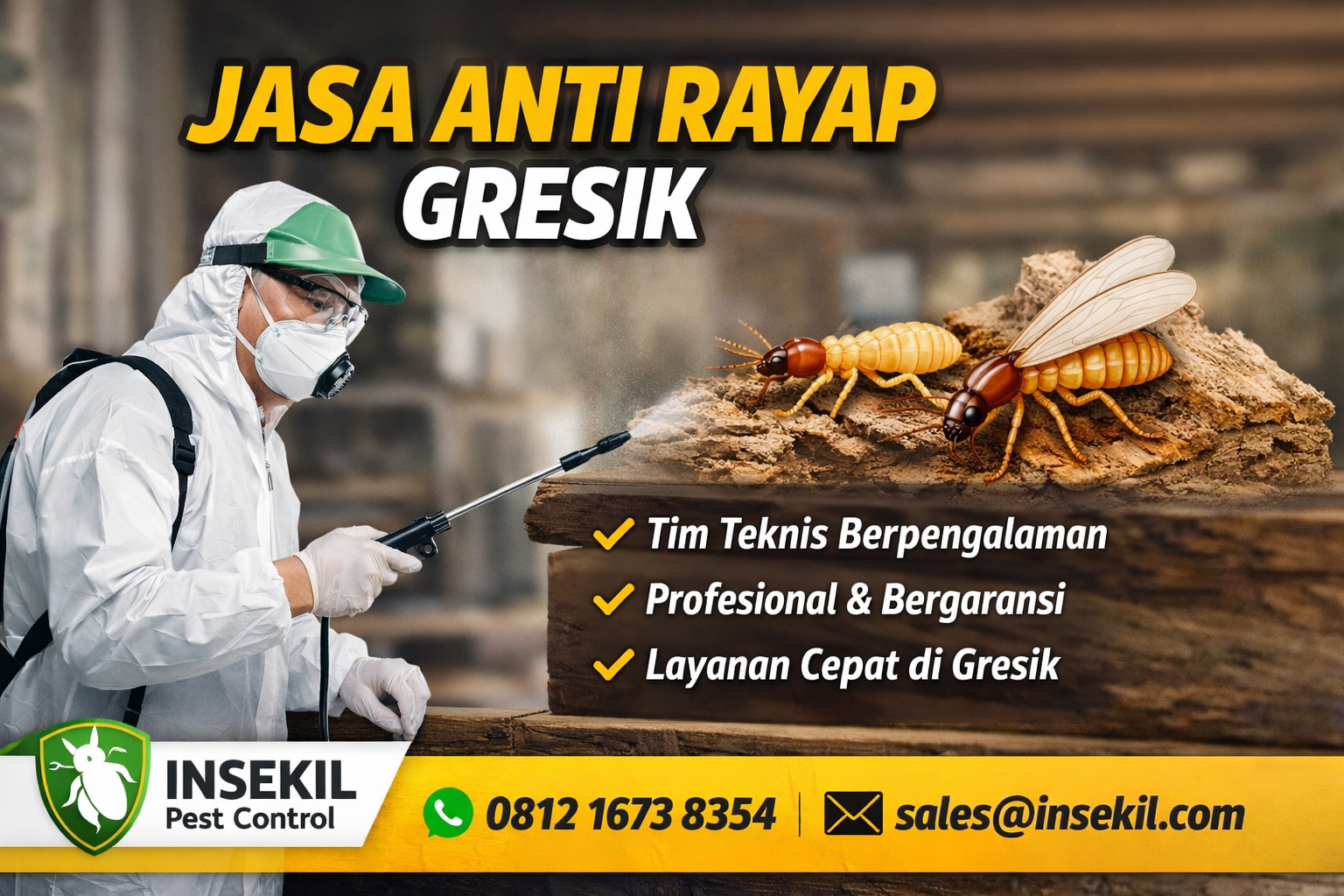 Jasa Anti Rayap Gresik