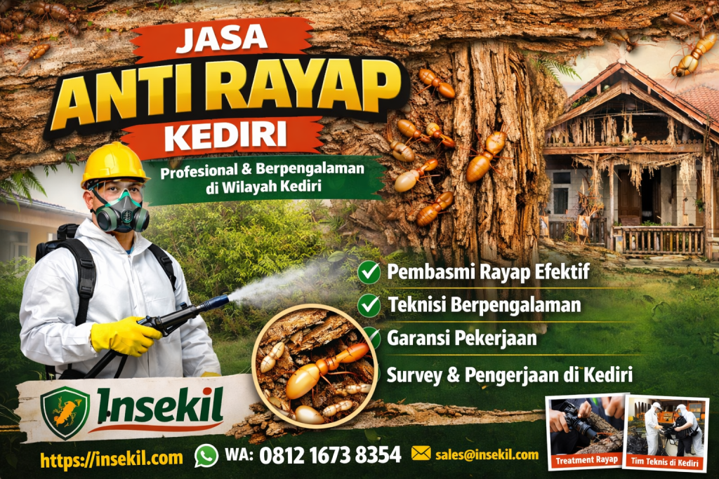 Jasa Anti Rayap Kediri Profesional - Insekil Jasa Anti Rayap Kediri Profesional