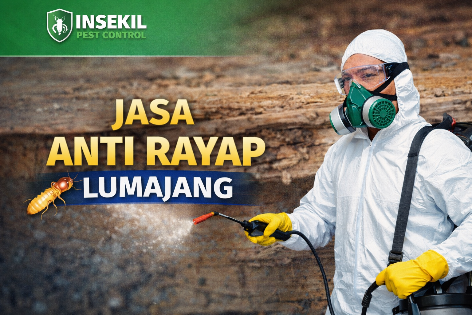 Jasa Anti Rayap Lumajang Profesional Bergaransi