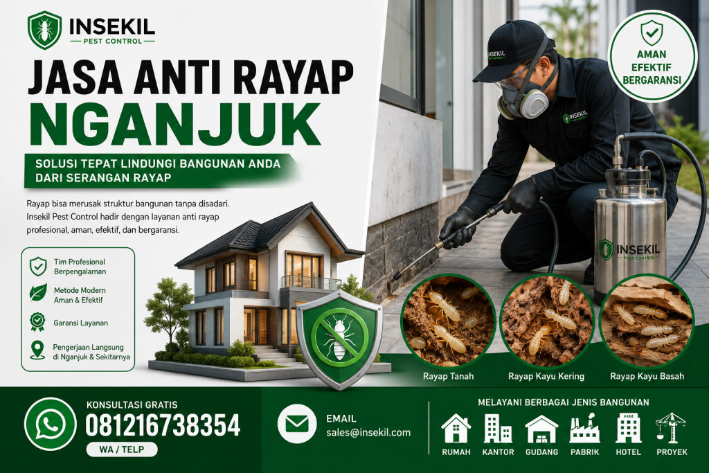 Jasa Anti Rayap Nganjuk - Insekil Jasa Anti Rayap Nganjuk