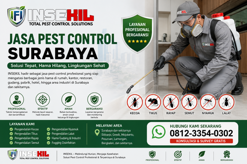 Jasa Pest Control Surabaya - Insekil