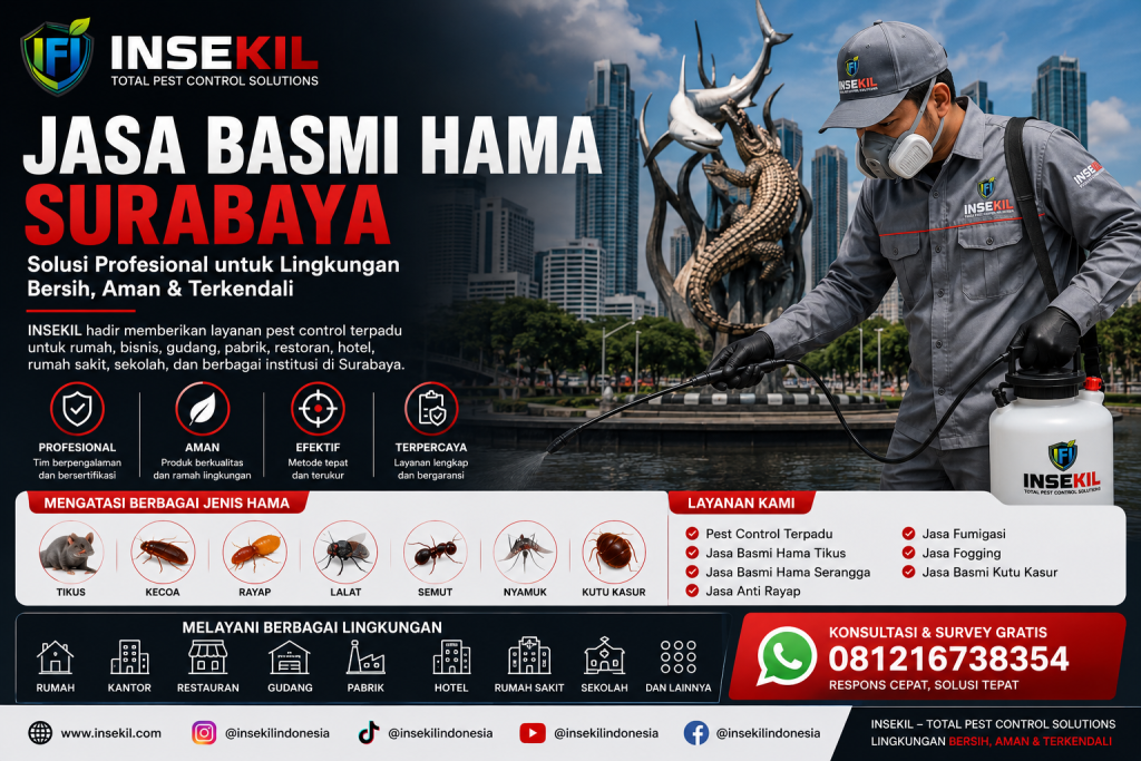 jasa basmi hama Surabaya - Insekil jasa basmi hama Surabaya