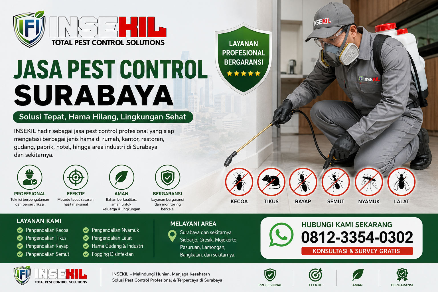 Jasa Pest Control Surabaya - Insekil
