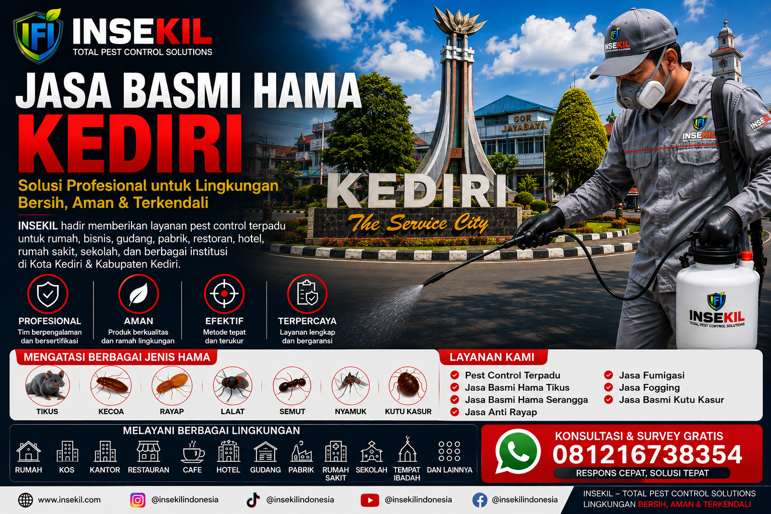 Jasa Basmi Hama Kediri