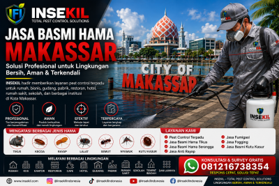 Jasa basmi hama Makassar