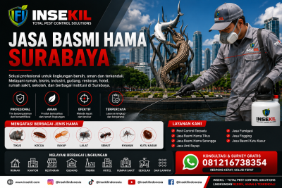 Jasa Basmi Hama Surabaya Profesional untuk Rumah, Bisnis, Gudang, dan Perusahaan